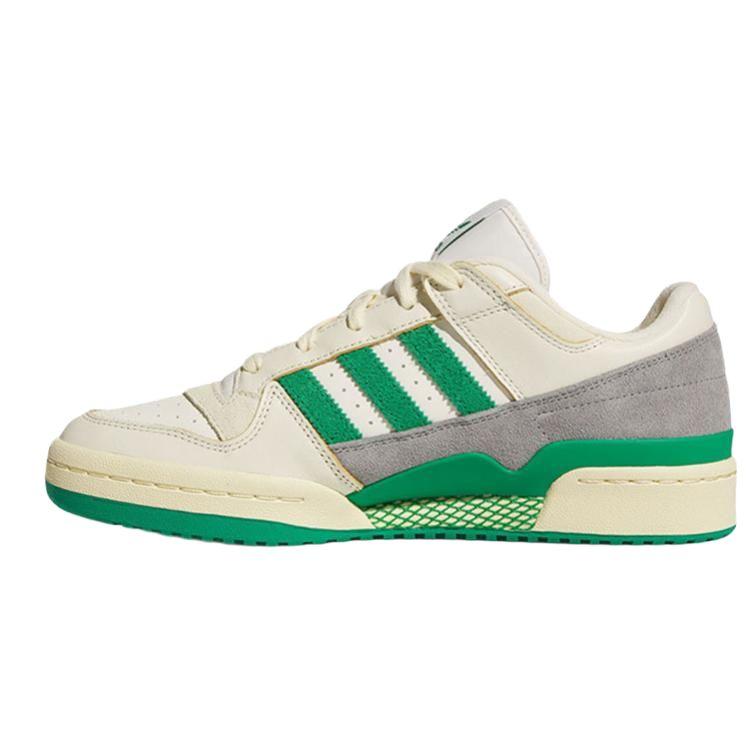 adidas Forum Low CL Cream White Green Unisex Sneakers JI3272