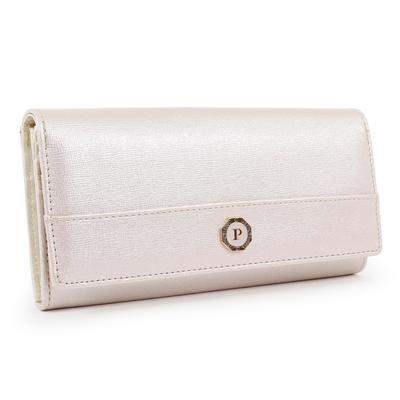 Parsons Club Women's Long Wallet, Large Capacity, Flap with Card Case, Lucky, Financial Luck, Octagonal Brooch, Feng Shui, Lucky Wallet, Elegant