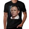 Daniel Craig - Poster T-Shirt Graphics Football T Shirt Customizeds Customs Design Your Own Mens Graphic T-shirts Anime