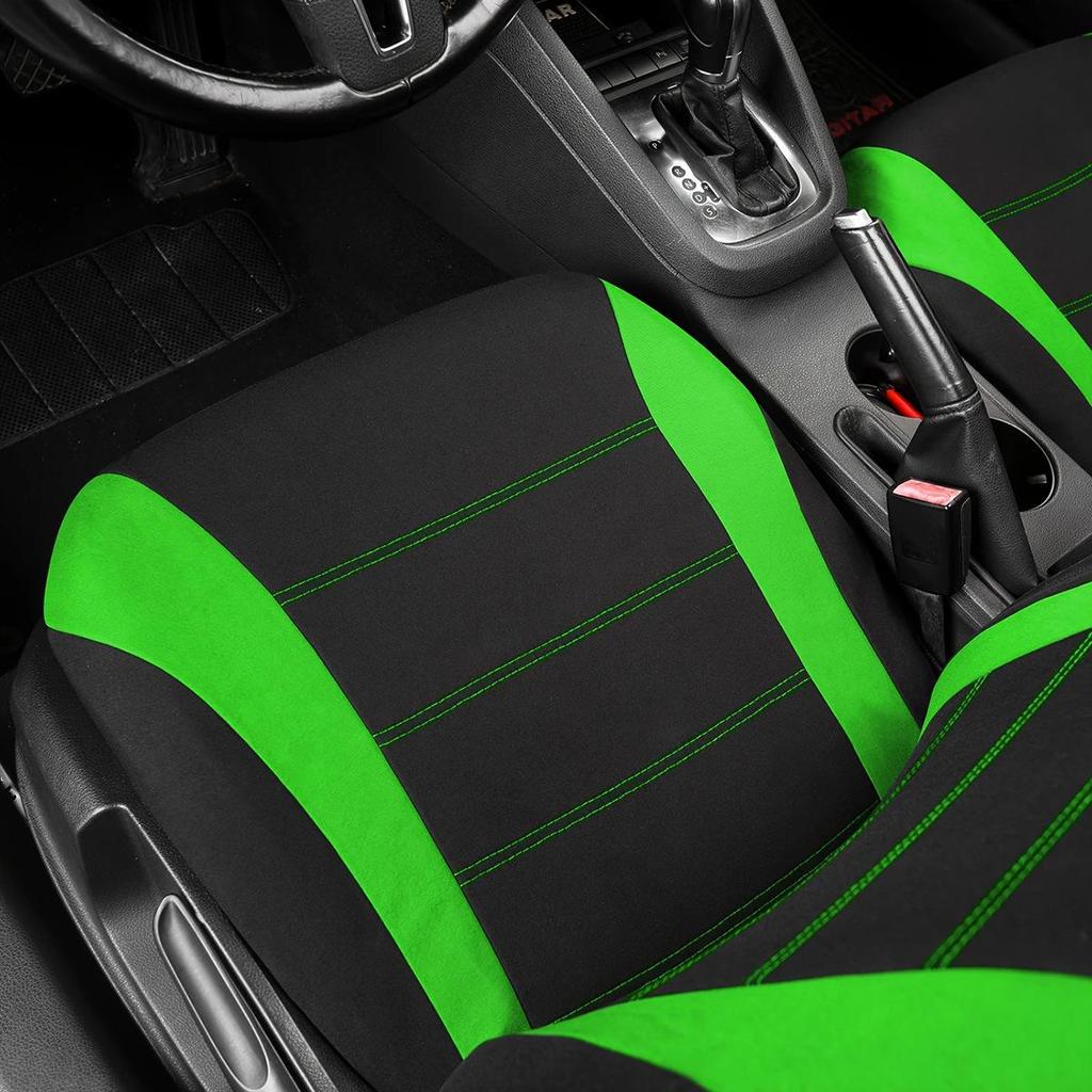 Universal Car and Minivan Seat Cover with Exclusive Waistline Design Fabric Cushion