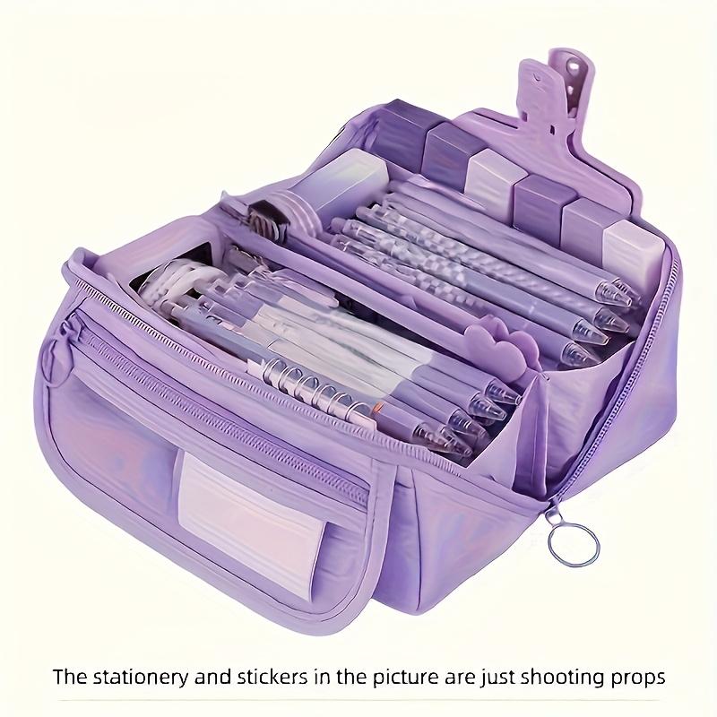 [Multi-Functional Pencil Case] Large-Capacity Multi-Functional Pencil Case with Desktop Organizer and Storage Box, Perfect for Study and Work