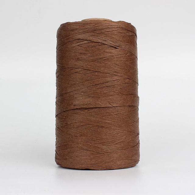 280-300 Meters Raffia Yarn For Hand Knitting Summer Raffia Straw Hats Bags Crochet Yarn Handmade Craft Knit Yarn Thread 24 Color