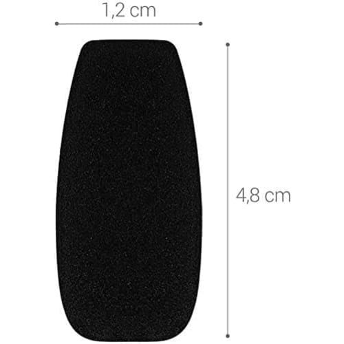 4.8cm Long Headset Intercom Microphone Windshield, Microphone Sponge, 12mm Inner Diameter, High-Density Microphone Sponge, Thick Sponge Microphone Win