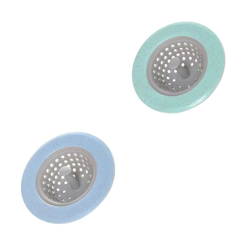 1/2/4pcs Silicone Anti-Clogging Filter Portable Sink Strainer Bathroom Kitchen For Drains Cover Hair Waste Plug Filter Strainer