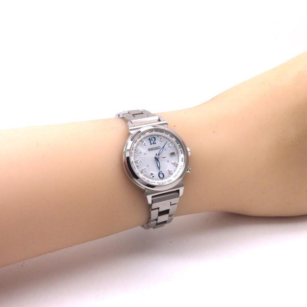 [USED] Lucky Passport SEIKO Seiko Watch Lucia White Lame Extreme