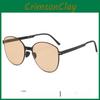 Fashion Oversized Foldable Sunglasses With Uv400 Protection For Travel And Outdoor Activities