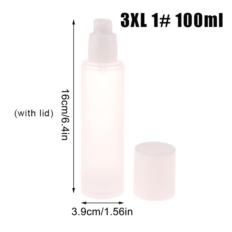 

15 мл-100 мл белые пустые вакуумные безвоздушные пластиковые флаконы для лосьона и крема контейнер для путешествий контейнер для крема насос флакон для духов as the picture