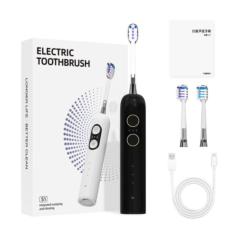Cleaning Electric Toothbrush Upgraded To 50-degree Large-swing Arc Intelligent Servo Electrical Acoustic Wave Scanning and Vibration Integration