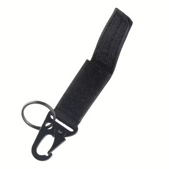 Outdoor Multi-purpose Nylon Webbing Buckle Portable Heavy Duty Adjustable Fastener Tape Camping Hiking Backpack Waist Hanging Keychain Rope
