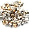 50-100pcs/lot CCB Crimp End Caps Tassel Leather Cords End Tip Beads Caps For DIY Bracelet Necklace Jewelry Making Accessories