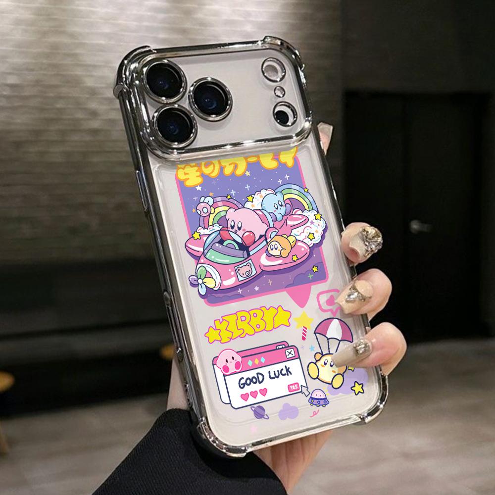 Pink K-Kirbys Phone Case for Xiaomi Redmi Note 15 14 13 12 14C 13C 12C 10C Pro Plus 4G 5G Anti-drop Transparent Cover