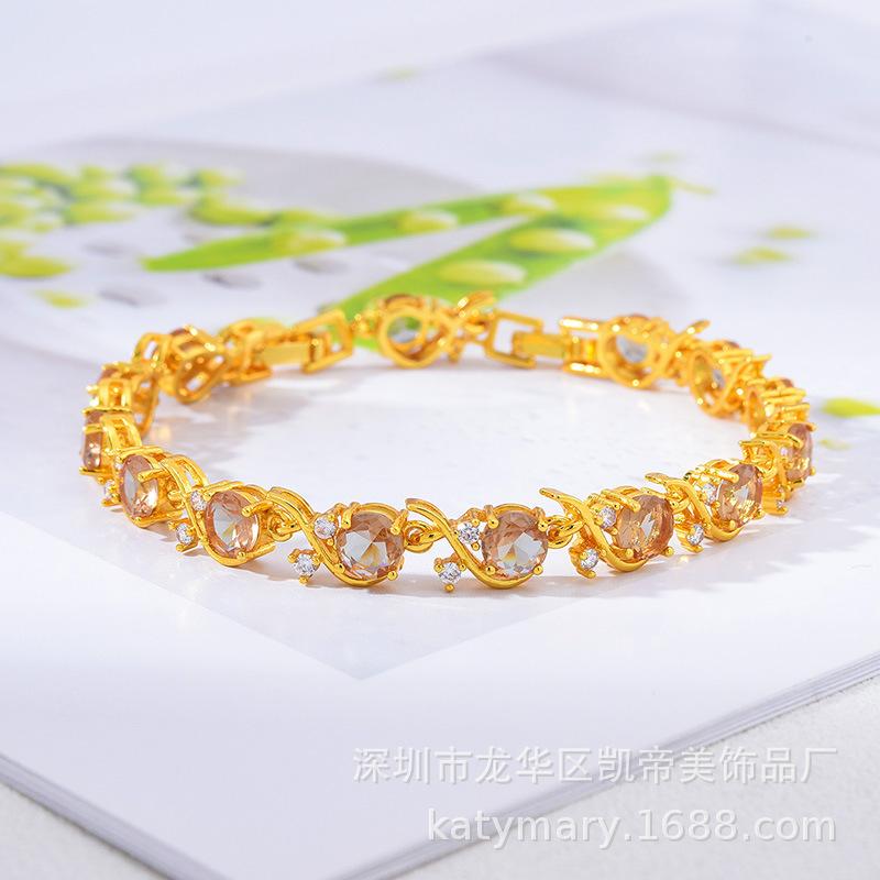 Different Environment Color-Changing Sultanite Bracelet Turkey Seven Colors Boehmite Bracelet