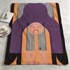 Artist SStefhany Y Lozanoo Throw Warm Soft Flannel Blanket Multiuse for Sofa Bed Camping Travel Nap