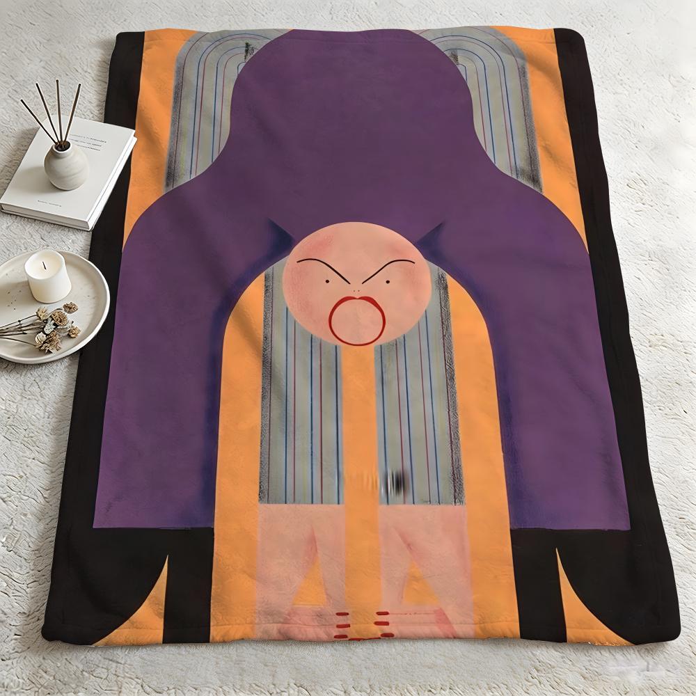 Artist SStefhany Y Lozanoo Throw Warm Soft Flannel Blanket Multiuse for Sofa Bed Camping Travel Nap