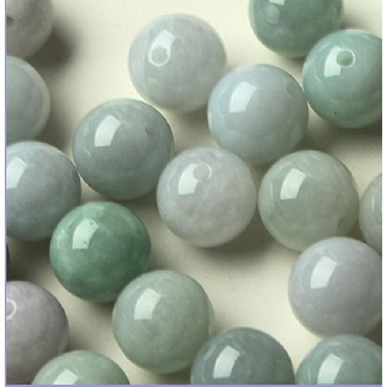 Natürliche Große Edelsteine Runde Lose Echte Jadeit Jade Perlen Los Schmuck 17mm