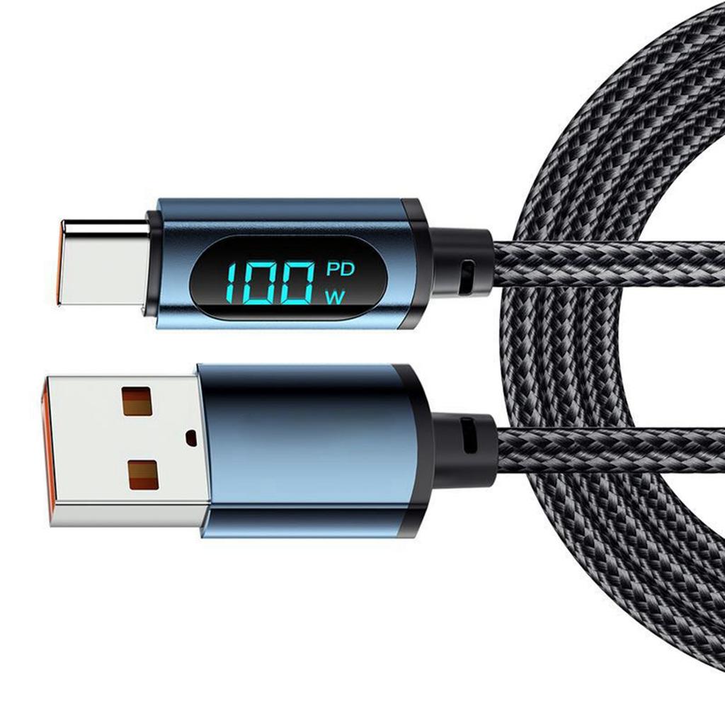 Fast Charging Data Cable Aluminium Alloy USB Data Line Nylon Weave for Notebook Laptop Tablet Phone 20W
