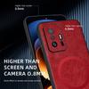 Für Xiaomi 11T 11T Pro PU Leder Magnetring Weiche Kante Anti-Sturz Anti-Fingerabdruck Handyhülle