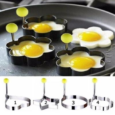 Stainless Steel Omelette Mould Divine Frying Egg DIY Model Omelette Omelette Maker Love Shaped Hobo Egg Rice Ball Grinder Set