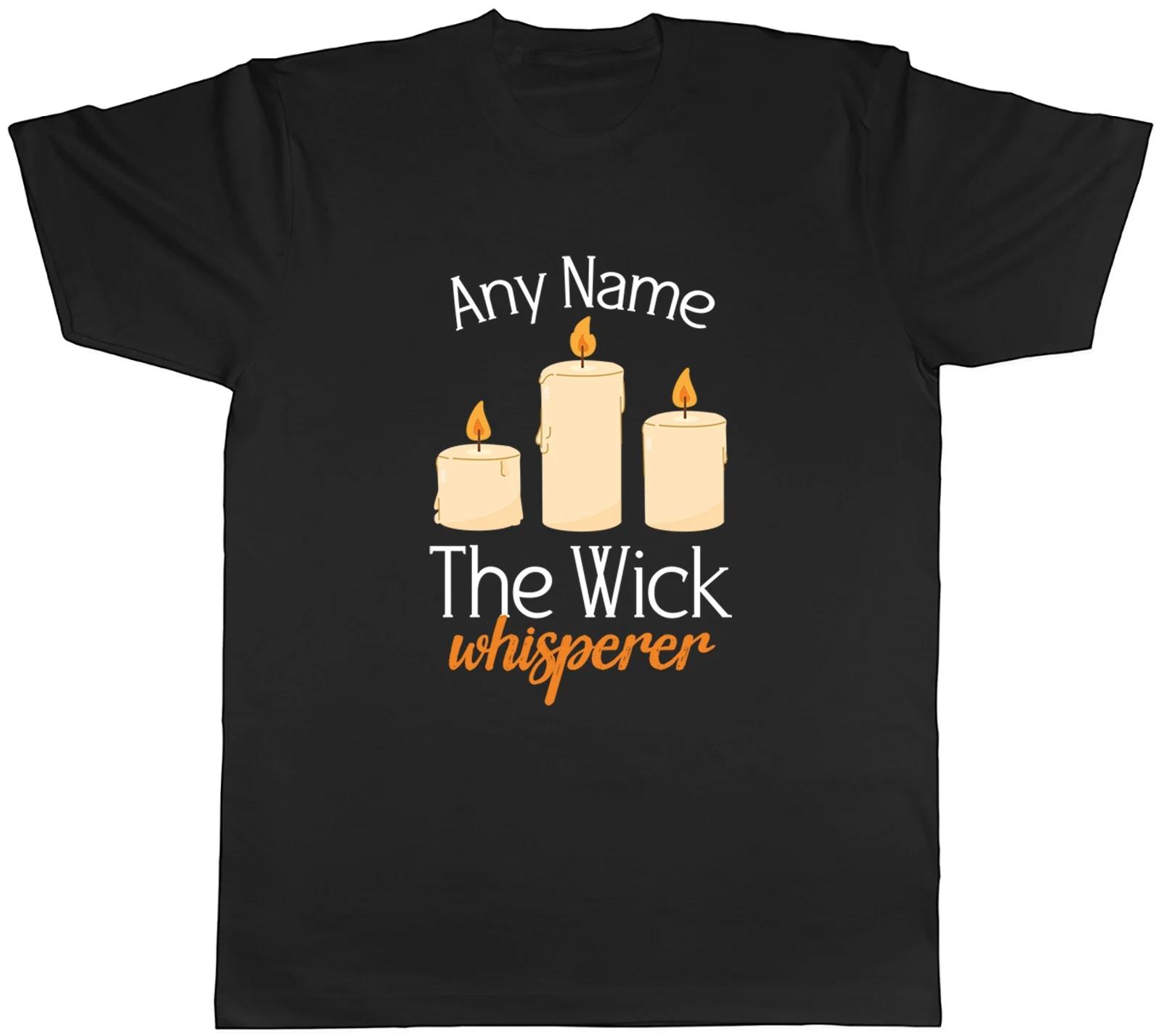Personalised Home Candle Maker Mens T-Shirt Tee Gift Top L