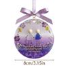 Friendship Ornament Holiday Prop 2D Acrylic Pendant Decorative Acrylic Friendship Ornament Pendant For Indoor Outdoor Yard