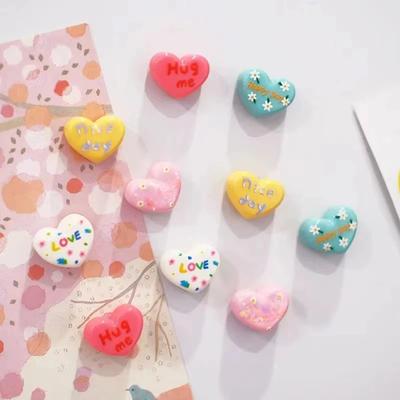 10pcs Korean English Letters Love Refrigerator Sticker Decoration Magnetic Magnet Po Magnetic Sticker Magnet Stone Whiteboard