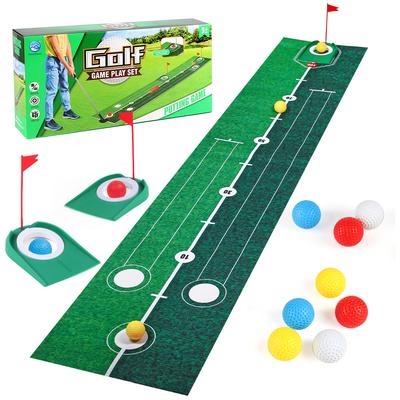 Children'S Golf Putter Practice Blanket, Golf Fairway Indoor And Outdoor Parent-Child Interactive Sports Toys