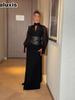 Women's Fashion - Chiffon Sequined Waist-tied Evening Dress