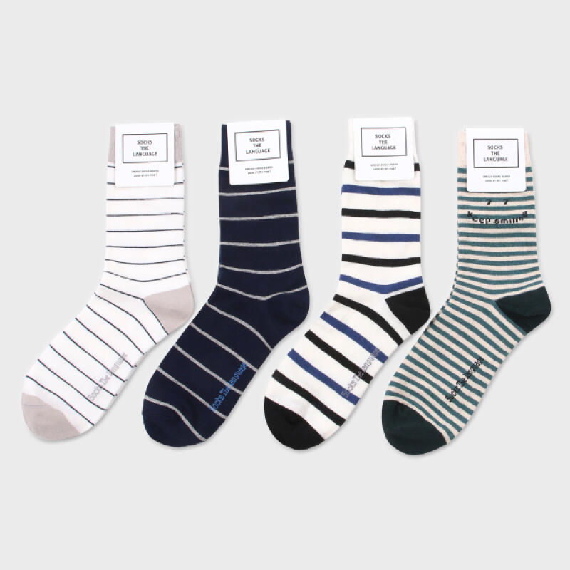 4 sets of plain socks