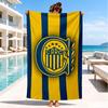 Rosario Central Crest Beach Towel, Quick-drying, Easy to Care for, Suitable for Both Fitness and Beach Vacations,Sports Essential