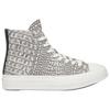 Converse Chuck Taylor All Star First String High White Snow White Black Unisex Sneakers Grey A18413C