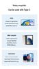 Type-C Dual-Head PD60W Fast Charging Cable, Pure Copper, 3A High Power, Universal for Computer, Mobile Phone, High-Speed Data Transfer