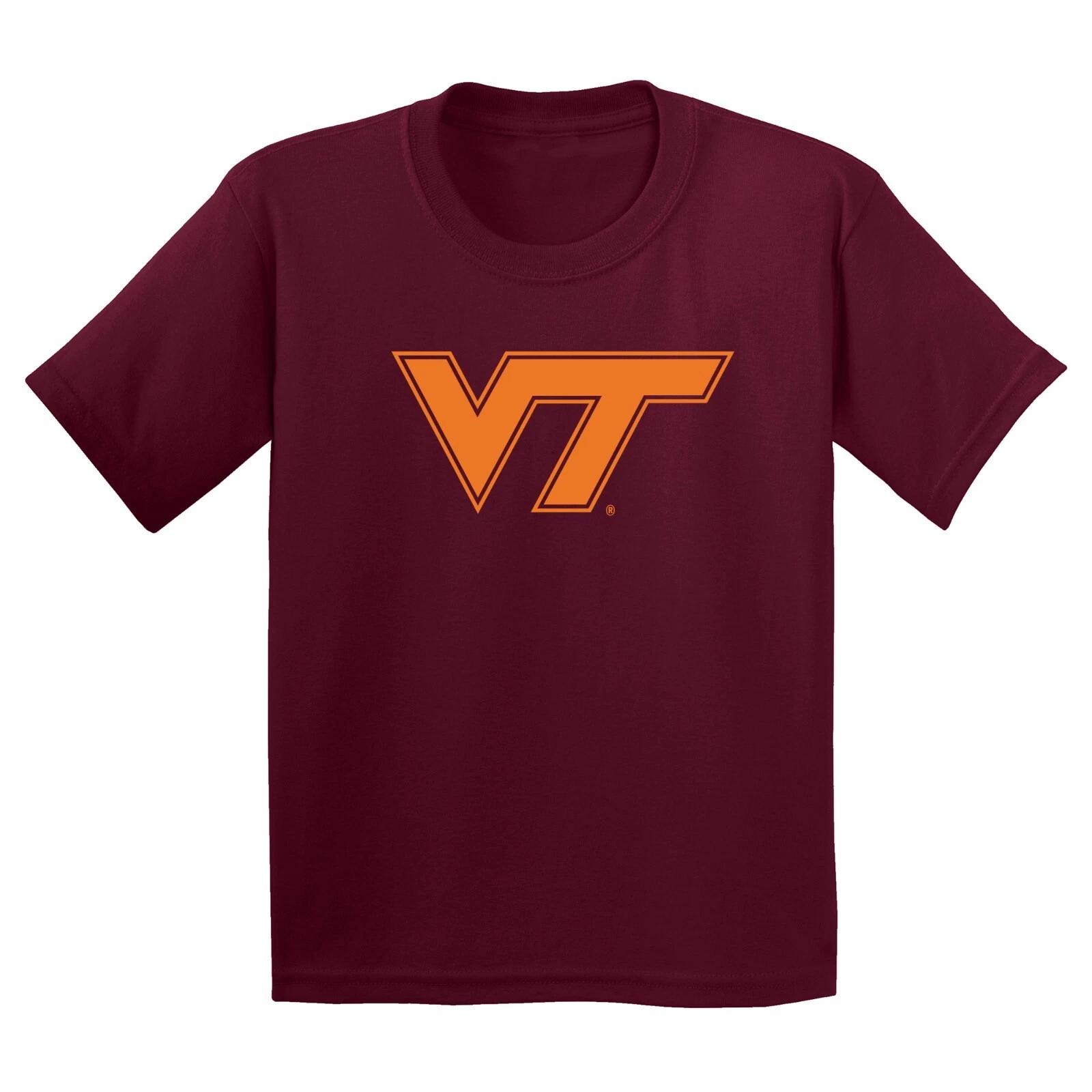 Virginia Tech Primary Logo Youth T-Shirt - Maroon 3XL