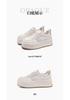 Red Dragonfly Women's Summer Mesh Thick Sole White Sneakers – Breathable Casual Style