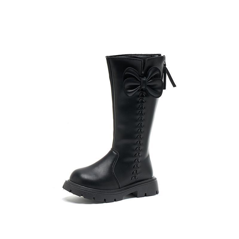Girls' Cotton Over-the-Knee High-Top Fashion Boots for Performances and Princess Wear