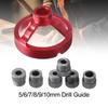 5/6/7/8/9/10mm Woodworking Tool Fixture Vertical Drill Guide Stainless Steel Straight Corner Round Drill Guide top sale
