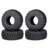 TRZX 1/18 Scale Traxxas TRX4M TRX4-M RC Crawler Car 4-Piece 1.3" Soft Rubber Wheel Tires, 70mm, Upgrade Parts (#B)