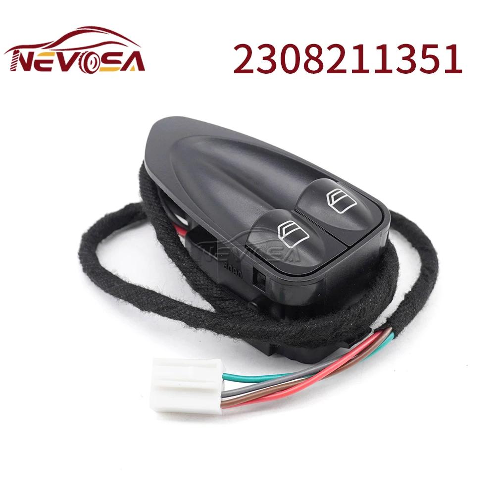 

NEVOSA For Mercedes-Benz R230 SL Class Left Door Power Window Switch 2308211351 A23082113517167 Accessories Driver Side Switch 2308211351