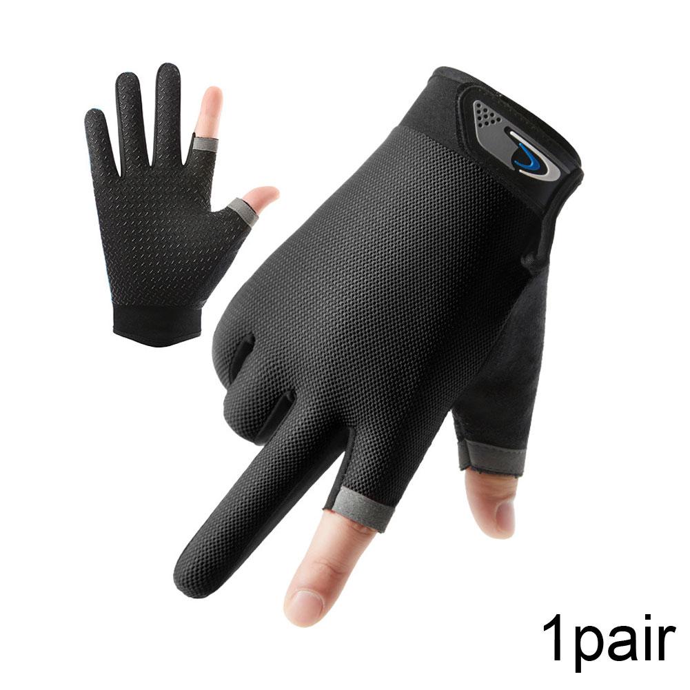UV Protection Fishing Gloves for Women Men Breathable Half Finger Gloves for Outdoor Rowing Kayaking Hiking Paddling Sailing