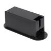 2PCS Plastic Battery Cover Box Black Color Guitar Battery Case  For 9V Battery