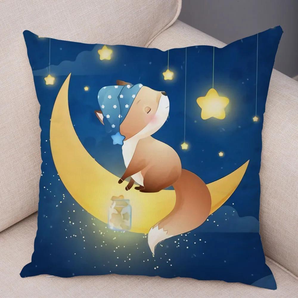 Cartoon Animal Lion Decorative Pillowcase Office Living Room Car Ornaments Home Pillowcase