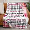 Grandparents' Gift to Granddaughter, Butterfly Pattern Soft Blanket, Flannel Blanket, 1pc