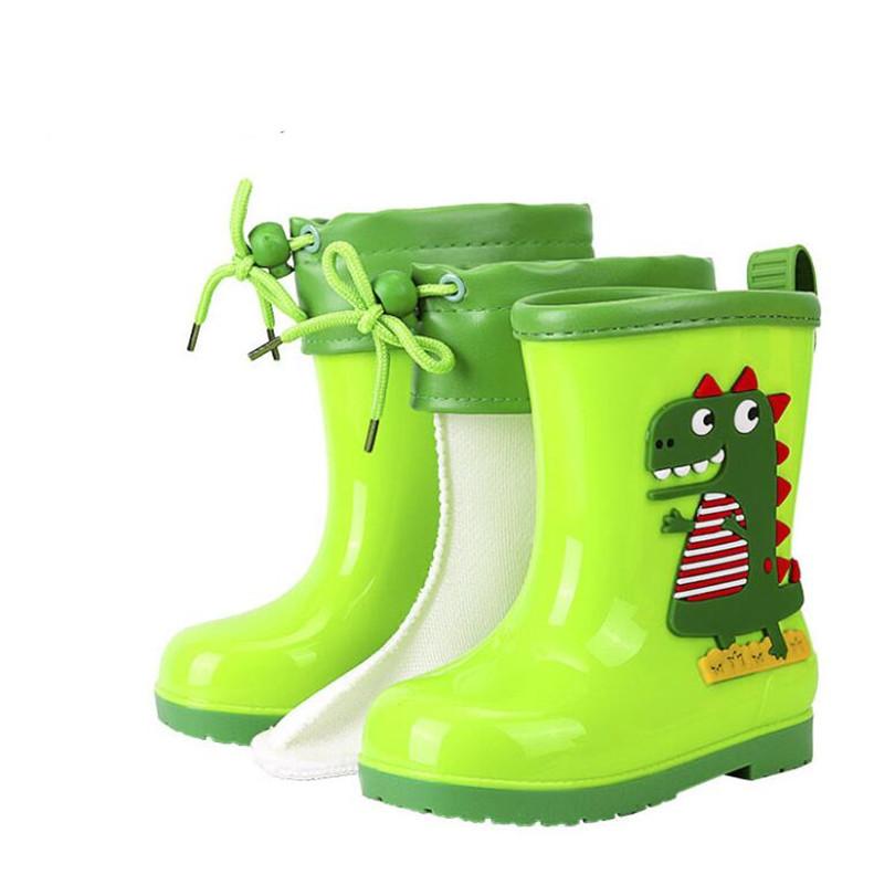 

Модные всесезонные резиновые сапоги для детей с рисунком для мальчиков и девочек, водонепроницаемые, нескользящие, для детей, для девочек и мальчиков, резиновые, для детей, резиновые сапоги 25-insole15 cm