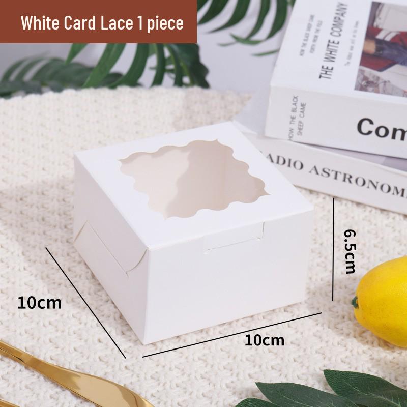 Transparent Window Cake, Muffin, and Cupcake Box for Packaging and Takeout
