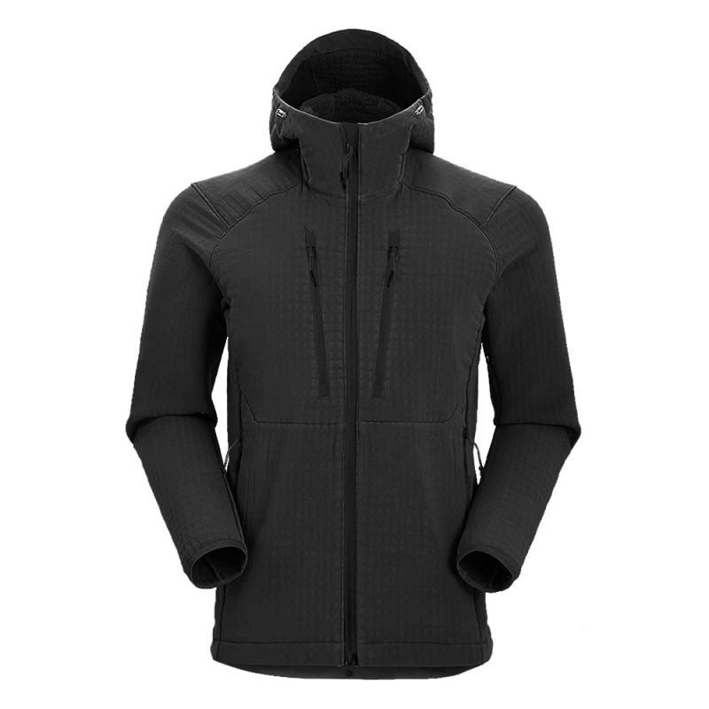 

Outdoor Woven Fleece Coat Hooded Water-proof Soft Shell Assault Hiking Warm S