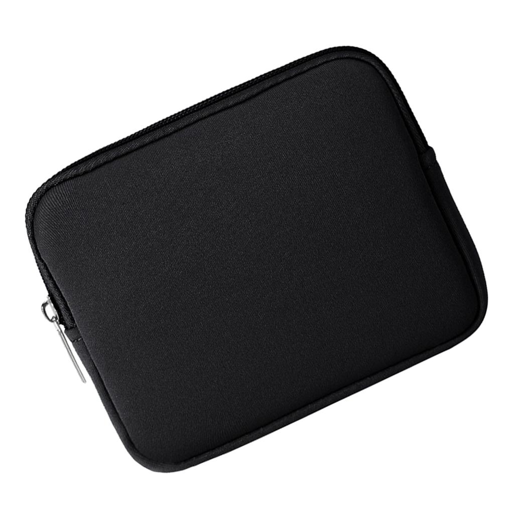 Nylon Electronic Bag Organizer for Headphones, Phone Cables, USB Cables , Black, 16x13x1.5cm