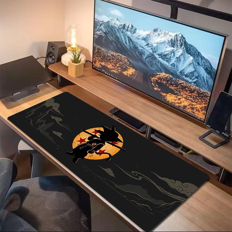 Dragon Ball Adventure Large Size Mouse Pad Large Gaming Table Cushion Nonslip Laptop Tablet Big Mousepad Xxl Mat Mini Pc Playmat With Lock Edge