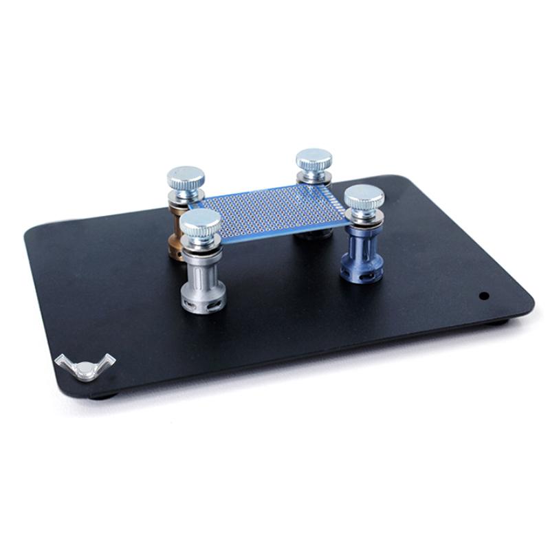 Universal Pcb Holder Fixture Welding Soldering Platform With Magnetic Pins Rubber Feet For Circuit Board Assembly Repair Board
