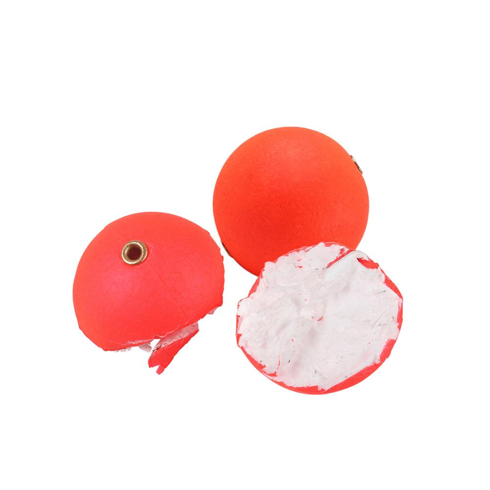 60pcs Fishing Floats Balls Foam Lure Float Balls Drift Ball Fishing Accessory for Fishing