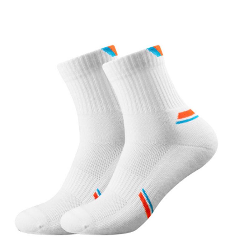 Unisex Non-slip Sweat-wicking Mid-calf Thickened Breathable Quick-dry Badminton Sports Socks