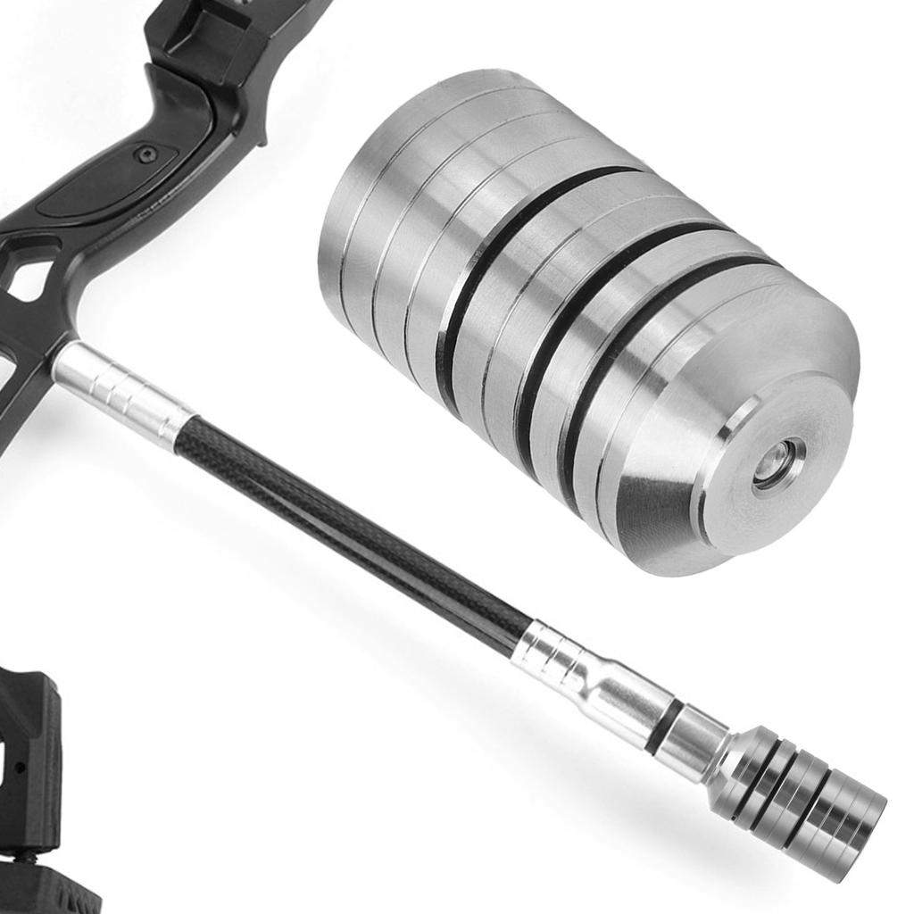 Bogenschießen Bogen Stabilisator Gewicht Set Abnehmbares Aluminiumlegierung Gegengewicht Set für Recurvebogen und Compoundbogen